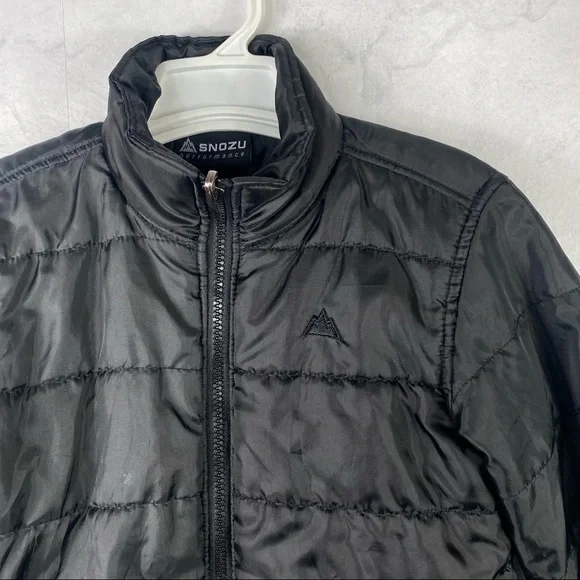 [Snozu Performance] Black Puffer Jacket